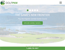 Tablet Screenshot of golfpnw.com